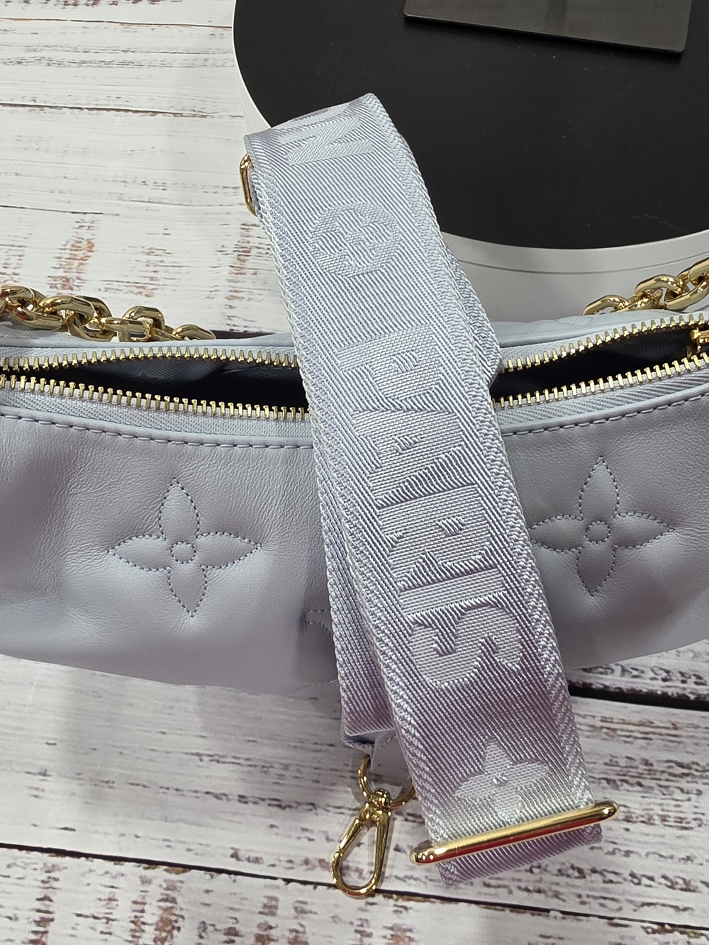 Louis Vuitton Ice Blue Over The Moon Hobo Bag - Picture 5 of 5